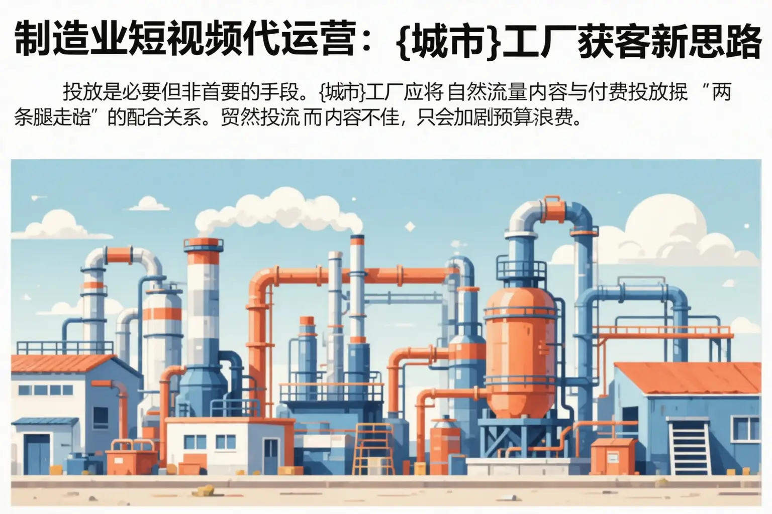 制造业短视频代运营：八宿工厂获客新思路